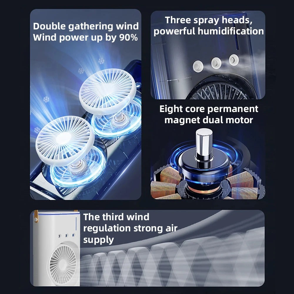 MiniCooler With Double Ended Spray Fan