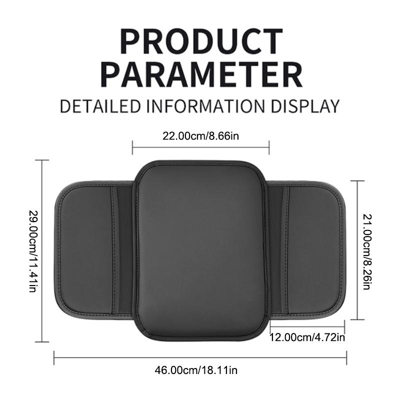 Car Armrest Storage Mat