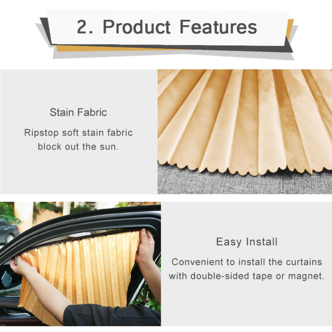 Magnetic Car Window Sunshades