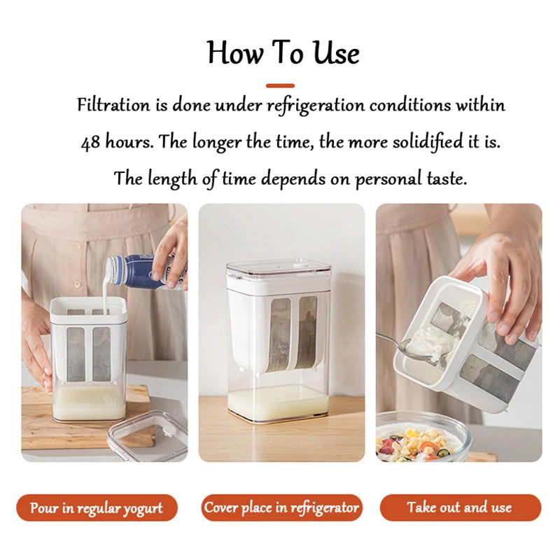 Multifunctional Yogurt Filter with Fine Mesh Strainer