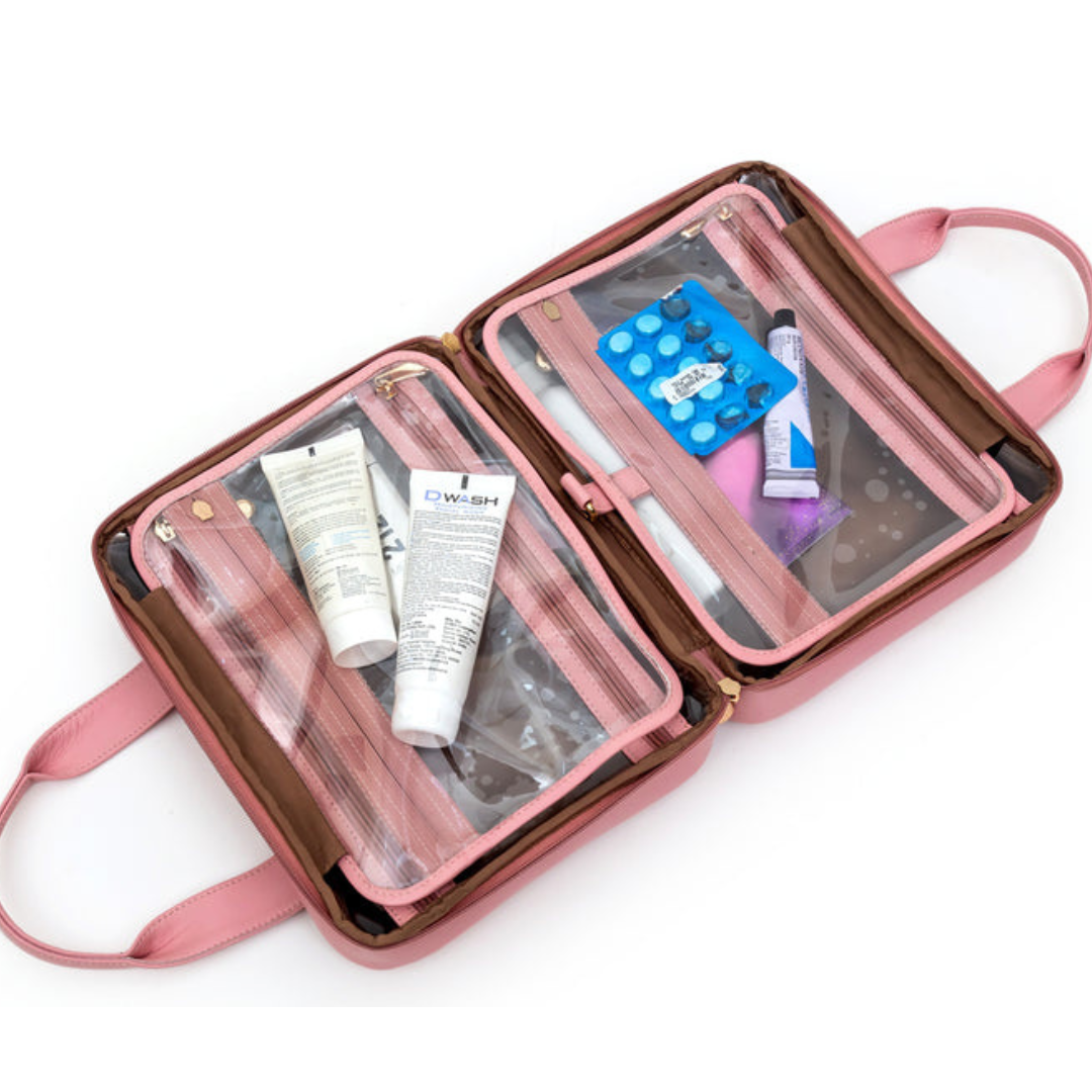 Easify Leather Makeup Bag