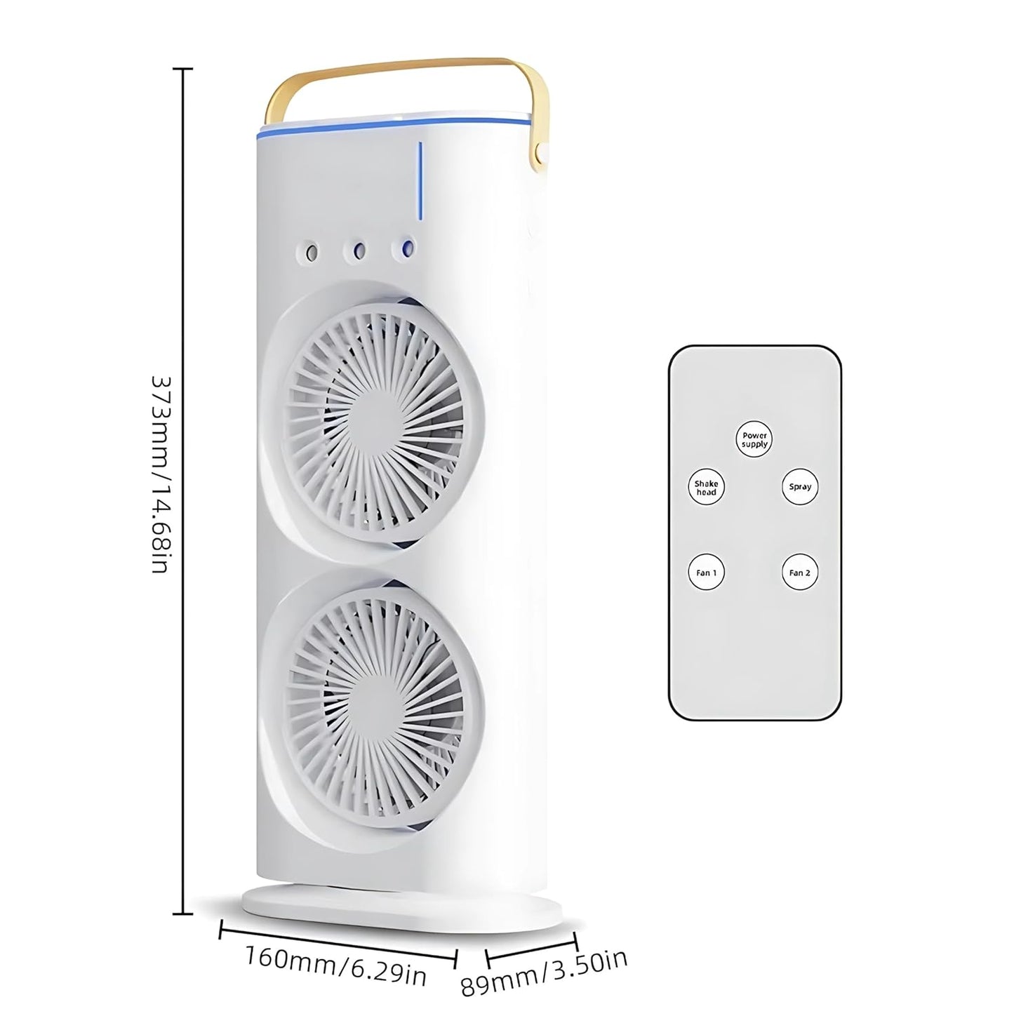 MiniCooler With Double Ended Spray Fan
