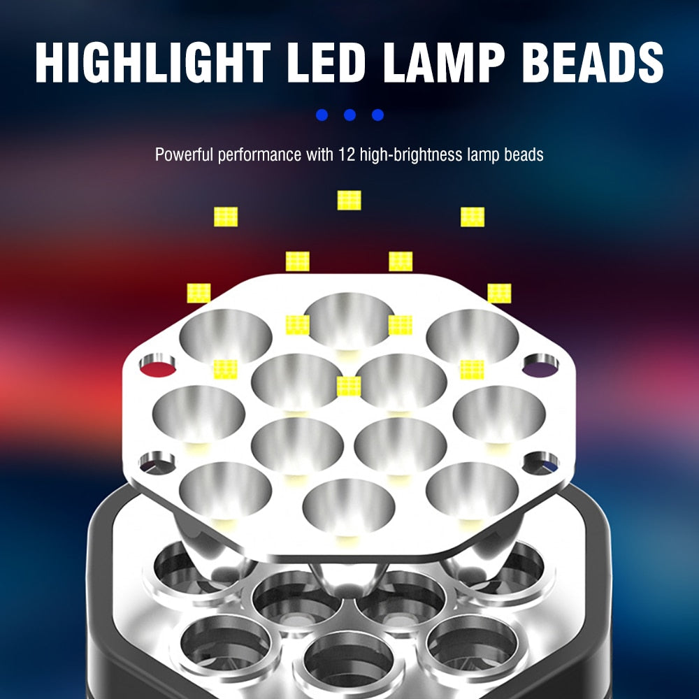 Mini Mall 12 LED Flashlight