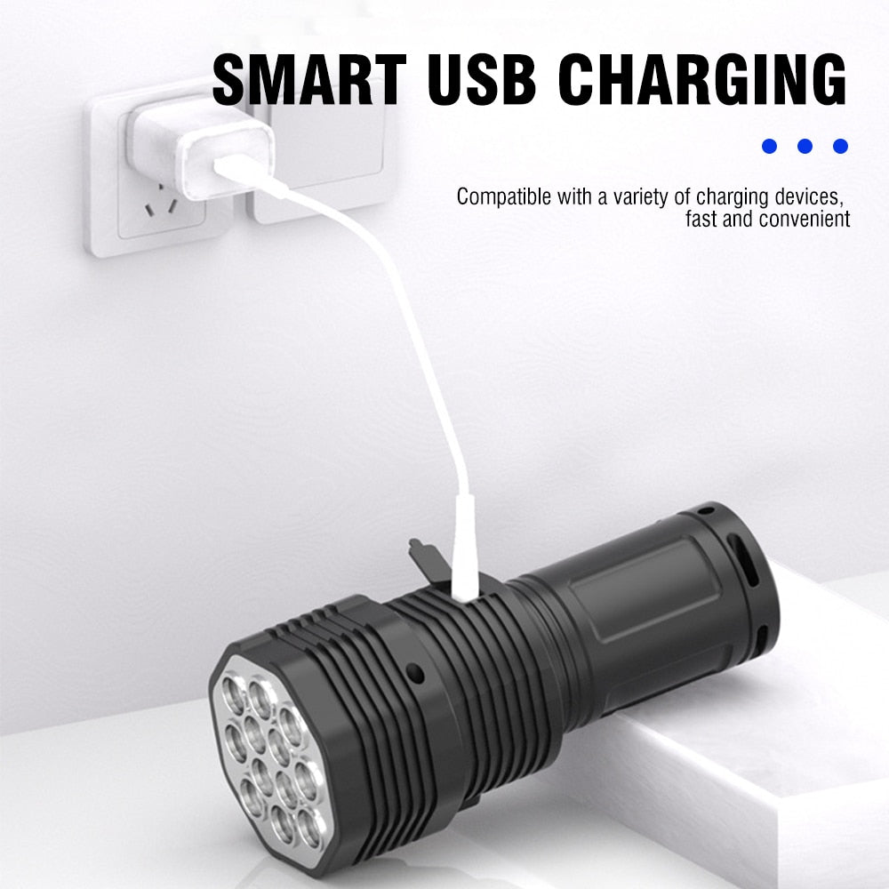 Mini Mall 12 LED Flashlight